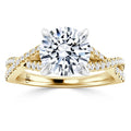Madeleine - Round Cut 18ct Yellow Gold Engagement Ring