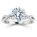 Ivy - Round Cut 18ct White Gold Engagement Ring