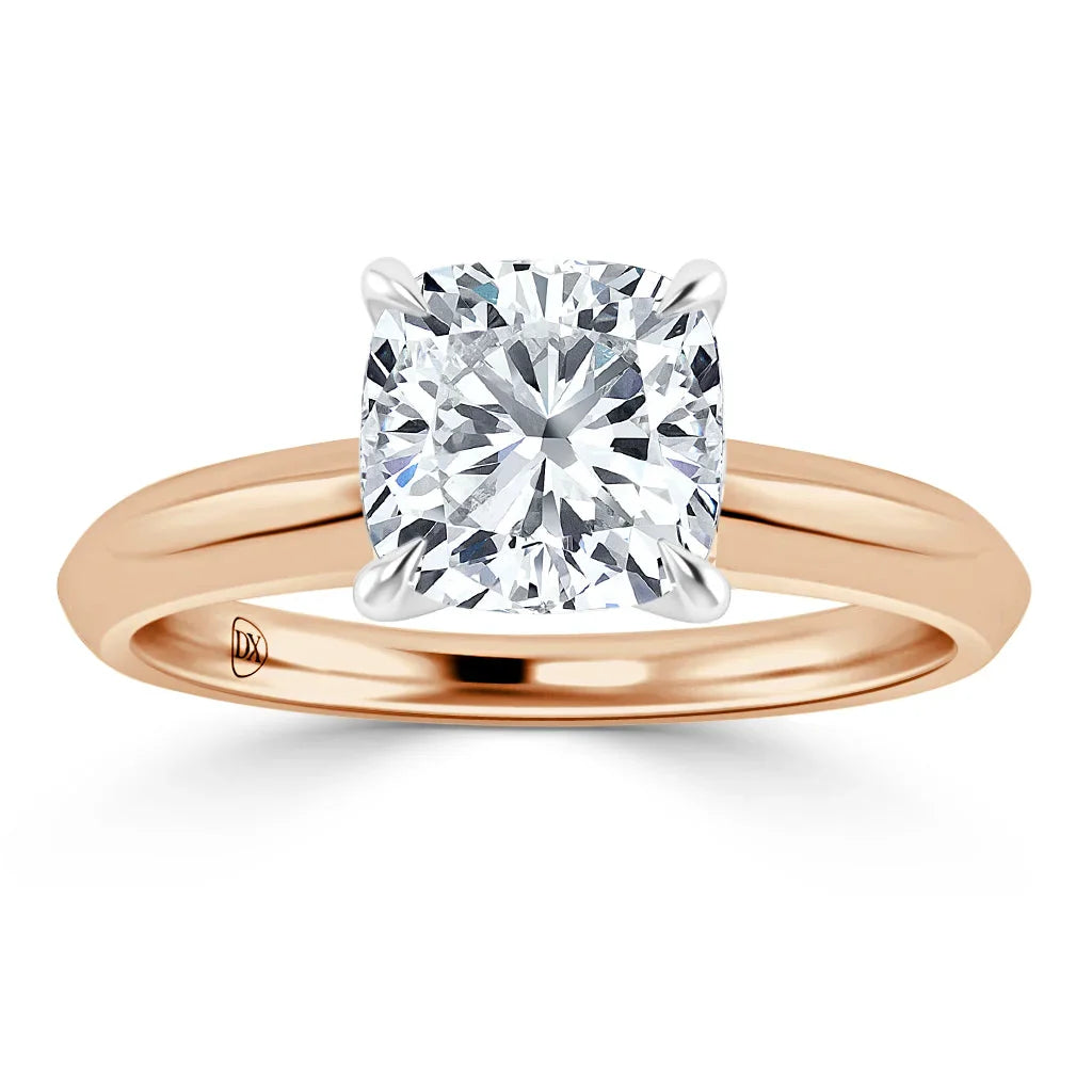 Jessica - Cushion Cut 18ct Rose Gold Engagement Ring