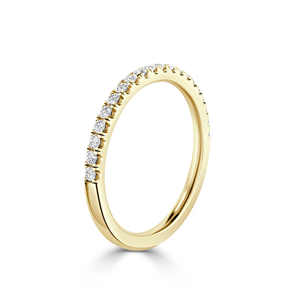 Colette - 18ct Yellow Gold Natural Diamond Wedding Ring