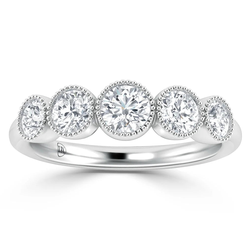 Ava - Platinum Natural Diamond Wedding Ring