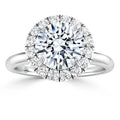 Kitty - Round Cut 18ct White Gold Engagement Ring