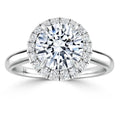 Helen - Round Cut 18ct White Gold Engagement Ring