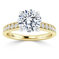 Emma - Round Cut 18ct Yellow Gold Engagement Ring