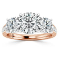 Charlotte - Round Cut 18ct Rose Gold Engagement Ring