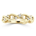Belle - 18ct Yellow Gold Natural Diamond Wedding Ring