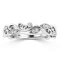 Jennifer - 18ct White Gold Natural Diamond Wedding Ring