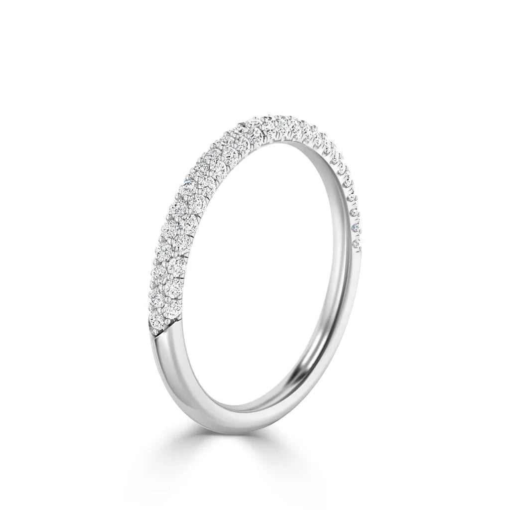 Bethany - 18ct White Gold Natural Diamond Wedding Ring