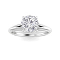 Cherry - Round Cut Platinum Engagement Ring