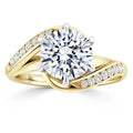 Mila - Round Cut 18ct Yellow Gold Engagement Ring