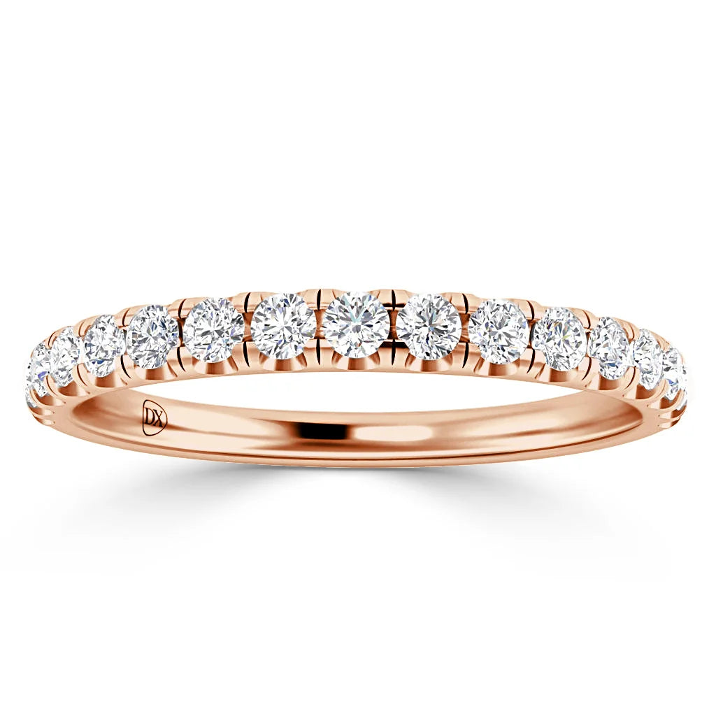 Jemma - 18ct Rose Gold Natural Diamond Wedding Ring
