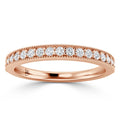 Angelica - 18ct Rose Gold Natural Diamond Wedding Ring