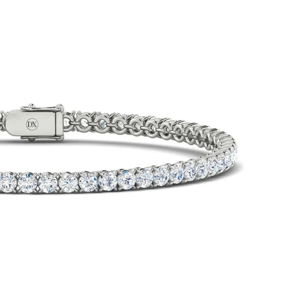 Monica - 5ct Natural Diamond Tennis Bracelet 18ct White Gold