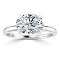 Siobhan - Oval Cut Platinum Engagement Ring