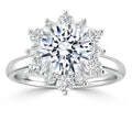 Nicola - Round Cut 18ct White Gold Engagement Ring