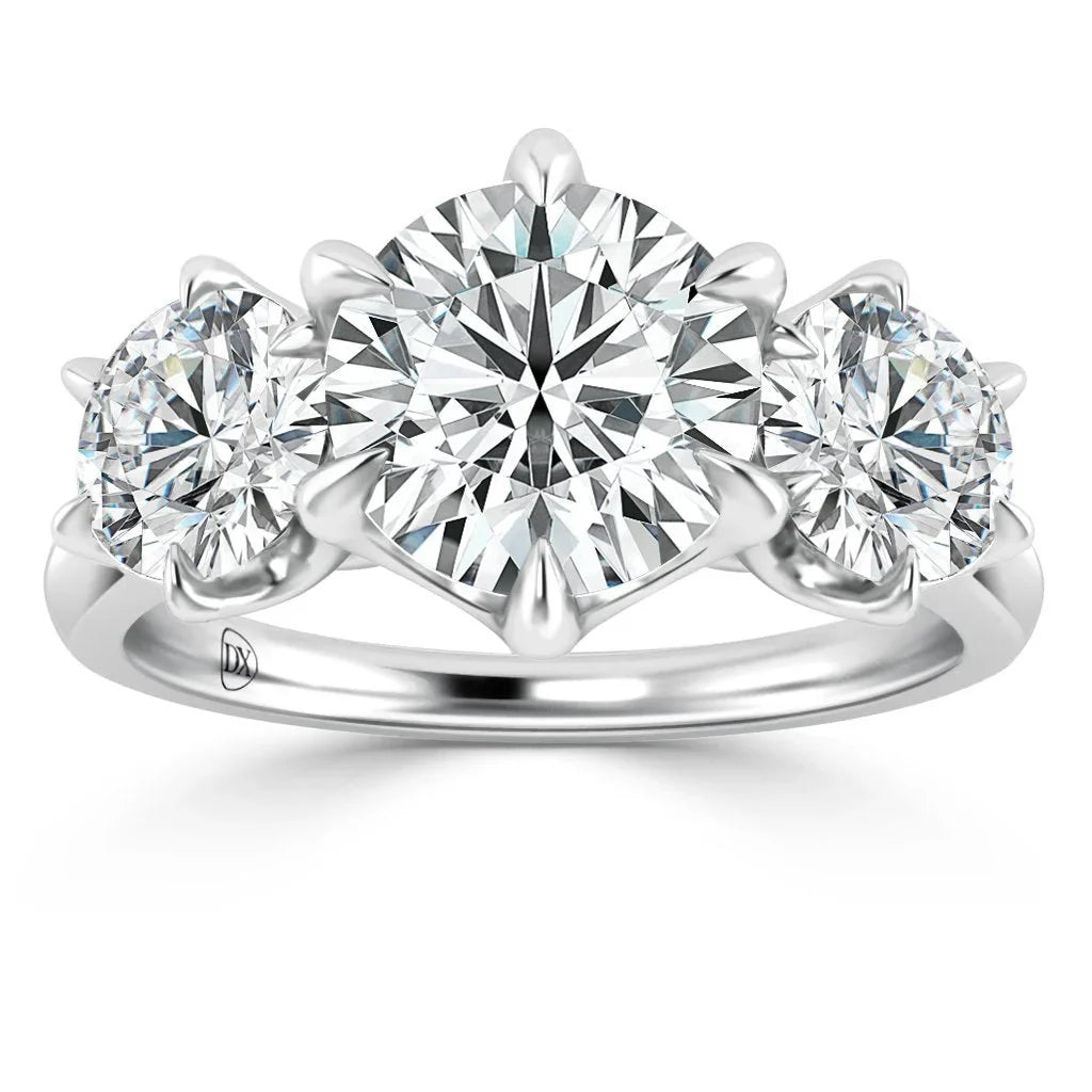 Rachael - Round Cut Platinum Engagement Ring