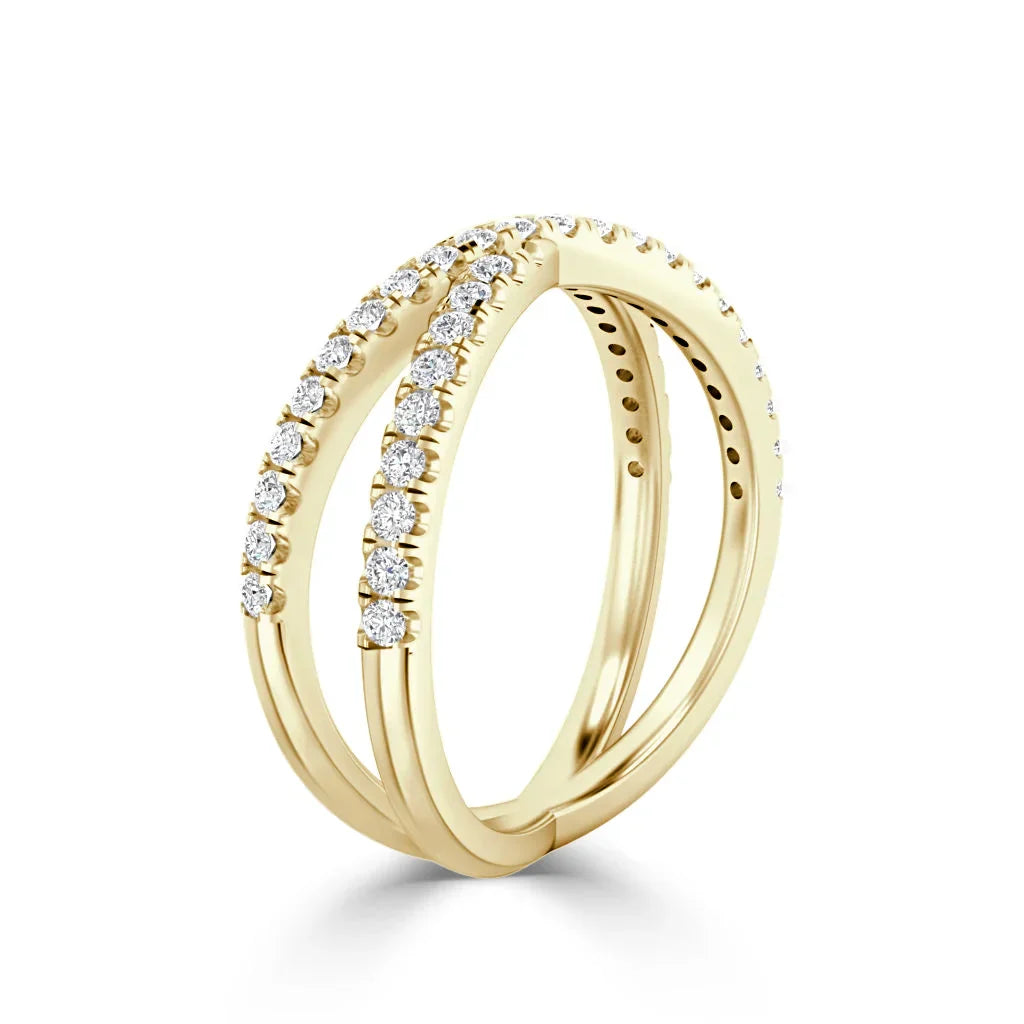 Harper - 18ct Yellow Gold Natural Diamond Wedding Ring