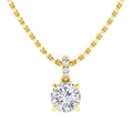 Cora - 0.01ct Diamond Necklace 18ct Yellow Gold