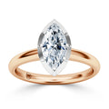 Clementine - Marquise Cut 18ct Rose Gold Engagement Ring