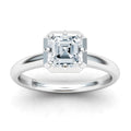 Clementine - Asscher Cut 18ct White Gold Engagement Ring