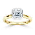 Clementine - Asscher Cut 18ct Yellow Gold Engagement Ring