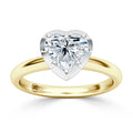 Clementine - Heart Cut 18ct Yellow Gold Engagement Ring