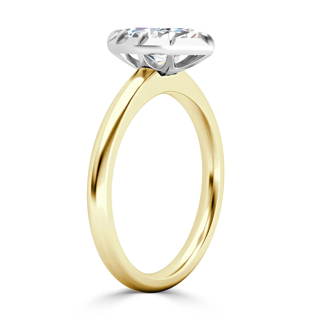 Clementine - Marquise Cut 18ct Yellow Gold Engagement Ring