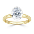 Clementine - Oval Cut 18ct Yellow Gold Engagement Ring