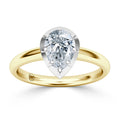 Clementine - Pear Cut 18ct Yellow Gold Engagement Ring
