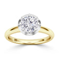 Clementine - Round Cut 18ct Yellow Gold Engagement Ring