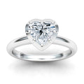 Clementine - Heart Cut Platinum Engagement Ring