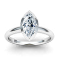 Clementine - Marquise Cut Platinum Engagement Ring