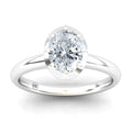Clementine - Oval Cut Platinum Engagement Ring