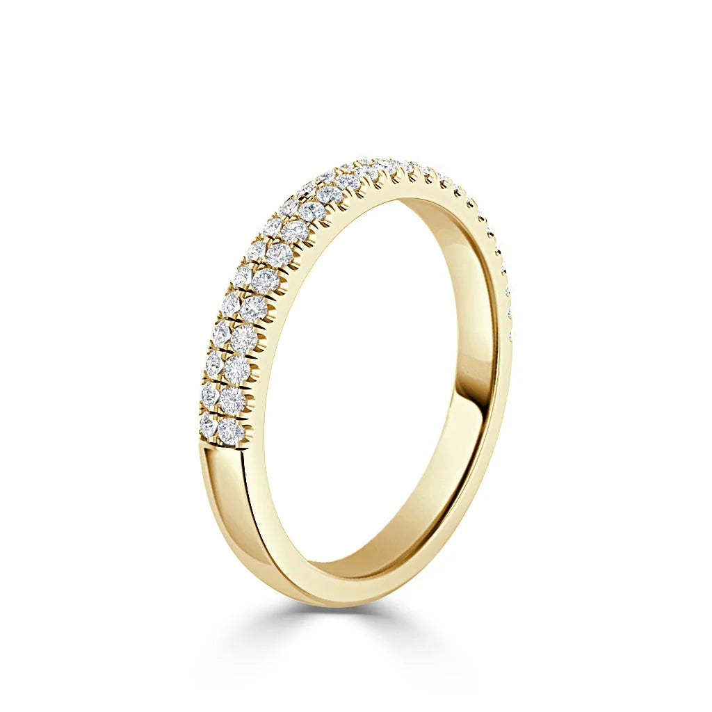 Abigail - 18ct Yellow Gold Natural Diamond Wedding Ring