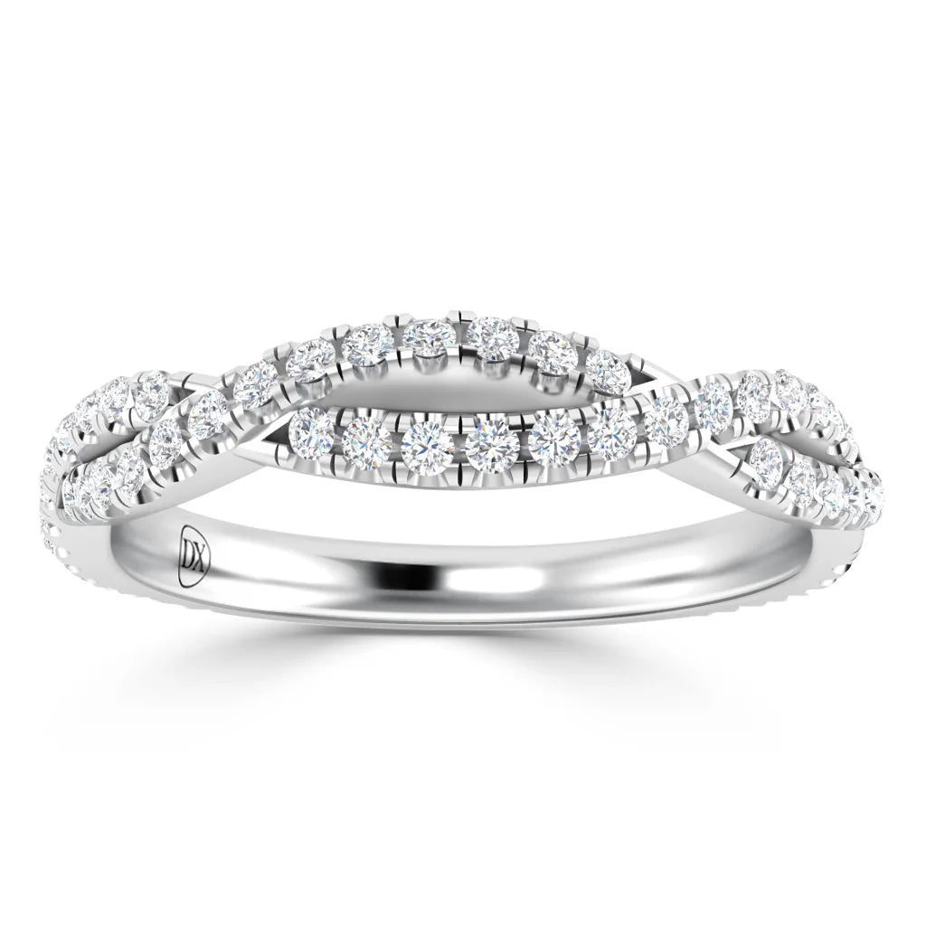 Pia - 18ct White Gold Natural Diamond Wedding Ring