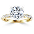 Chanelle - Round Cut 18ct Yellow Gold Engagement Ring
