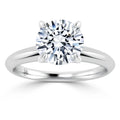 Lucy - Round Cut 18ct White Gold Engagement Ring