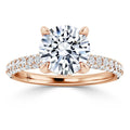 Bethany - Round Cut 18ct Rose Gold Engagement Ring