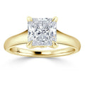 Sara - Radiant Cut 18ct Yellow Gold Engagement Ring