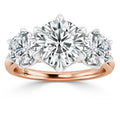 Rachael - Round Cut 18ct Rose Gold Engagement Ring