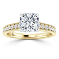 Emma - Cushion Cut 18ct Yellow Gold Engagement Ring