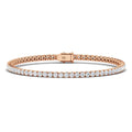 Monica - 4ct Natural Diamond Tennis Bracelet 18ct Rose Gold