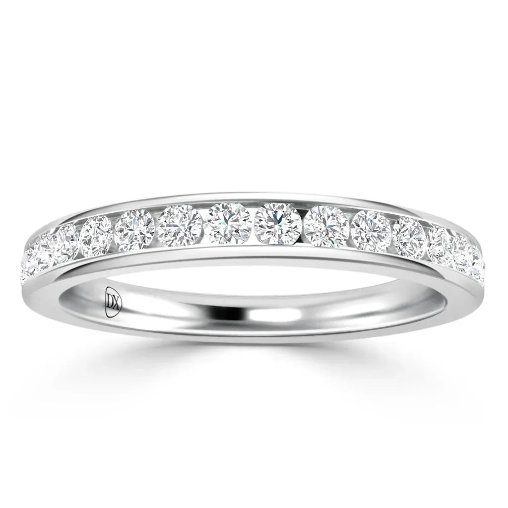 Charlotte - 18ct White Gold Natural Diamond Wedding Ring