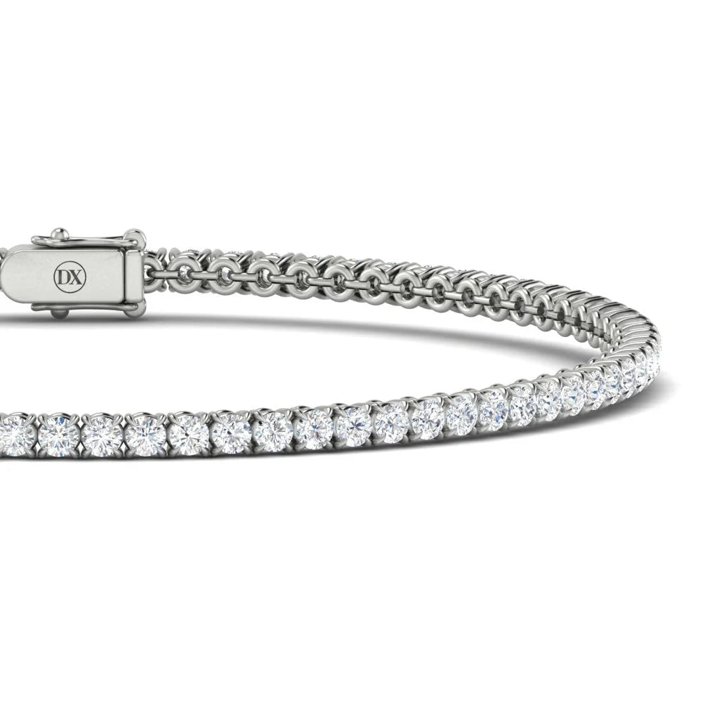 Monica - 3ct Natural Diamond Tennis Bracelet 18ct White Gold