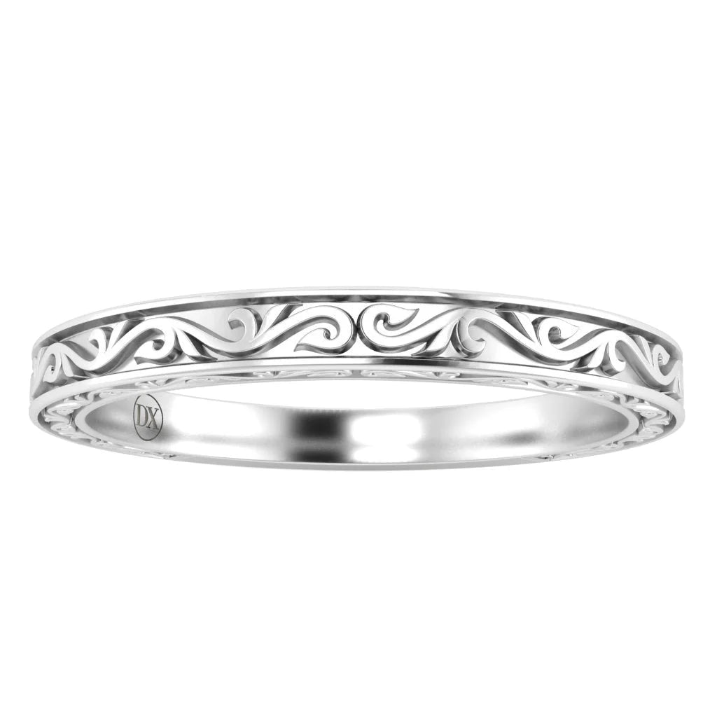 Anne - 18ct White Gold Wedding Ring