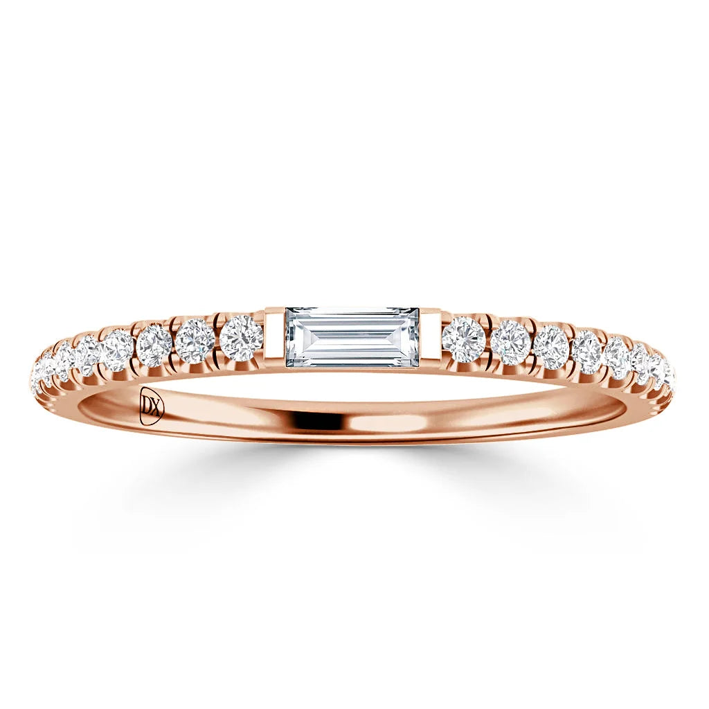 Penelope - 18ct Rose Gold Natural Diamond Wedding Ring