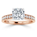 Emma - Cushion Cut 18ct Rose Gold Engagement Ring