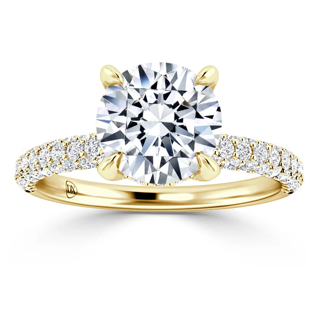 Bethany - Round Cut 18ct Yellow Gold Engagement Ring