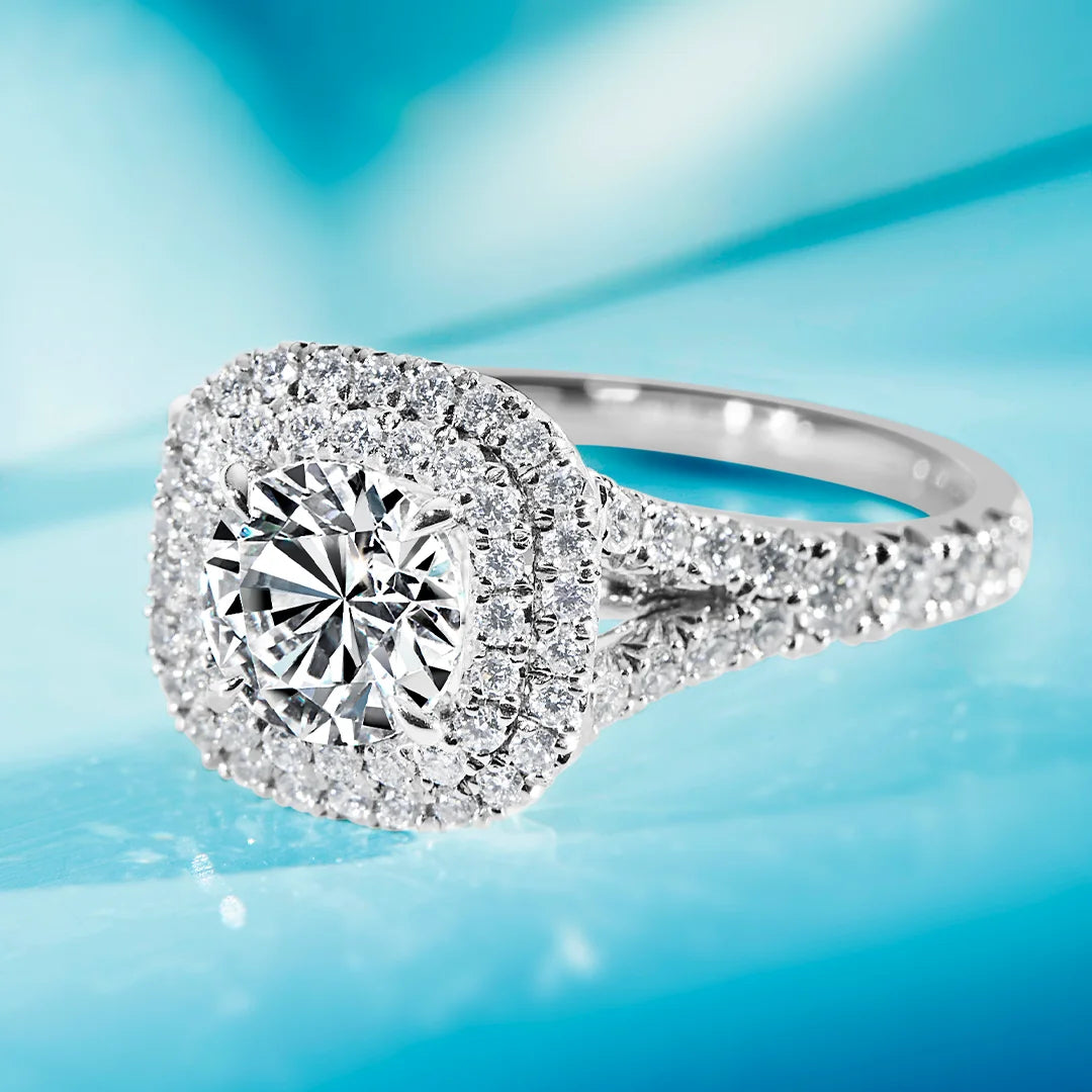 Sophia - Round Cut 18ct White Gold Engagement Ring