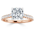 Jemma - Cushion Cut 18ct Rose Gold Engagement Ring